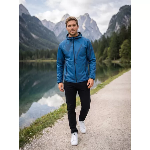 Мъжко първокласно яке софтшел ALTISPORT VOJ/ALM079JACK01 СИНЬО 