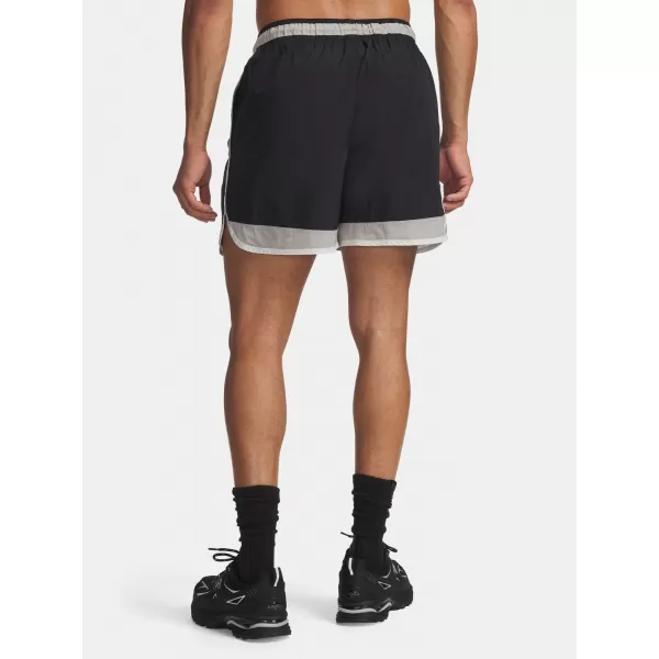 Мъжки шорти UNDER ARMOUR UA ICON WOVEN TRACK SHORTS 6009350-001 ЧЕРЕН 