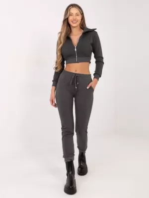 Дамски спортен панталон BASIC FEEL GOOD RV-DR-5040.09X ТЪМНО СИВО