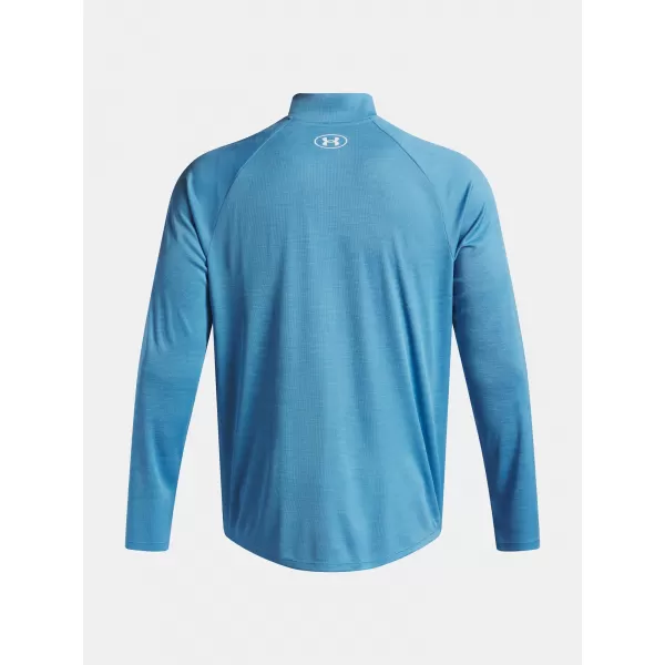  Мъжка тениска UNDER ARMOUR UA TECH TEXTURED 1/2 ZIP 1382797-453 СИНЬО 