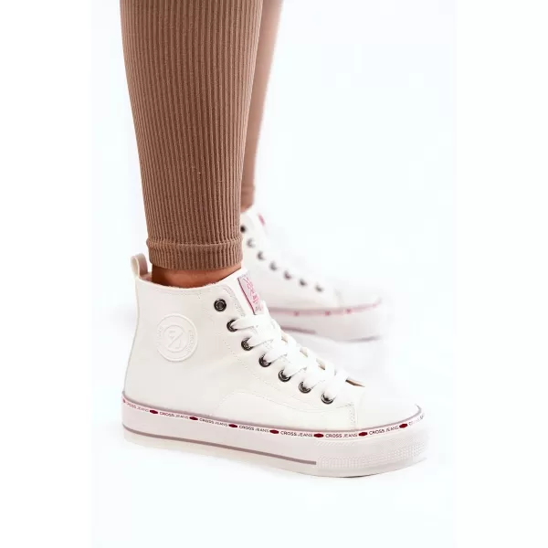  Дамски маратонки CROSS KK2R4044C WHITE Cross Jeans 