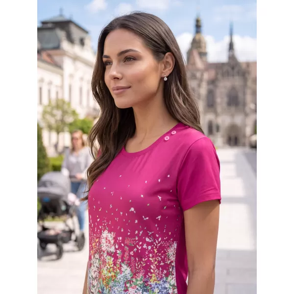  Дамска тениска ALTISPORT HELINA ЧЕРВЕНО 