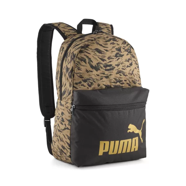  Раница PUMA PHASE AOP BACKPACK 091169_07 LEOPARD/GOLD ЛЕОПАРД/ЗЛАТНА ПУМА №1 