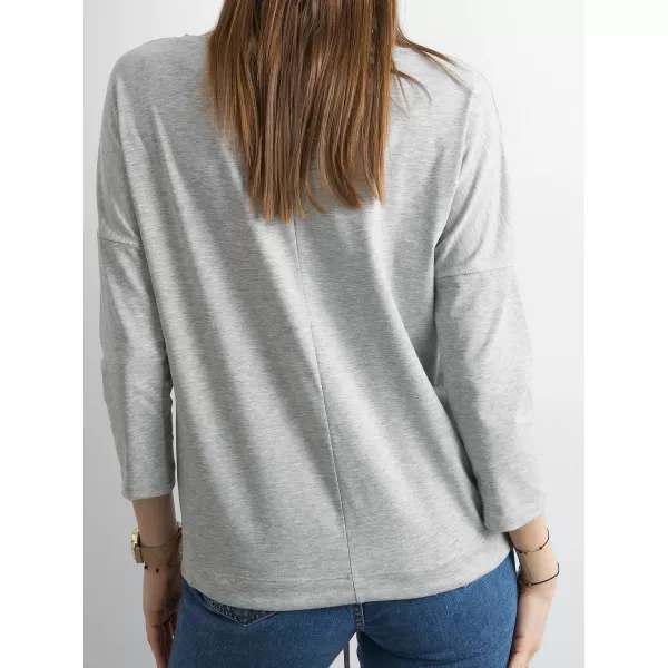  Дамска блуза BASIC FEEL GOOD RV-BZ-4691.42P СИВО 