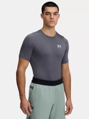 Мъжка тениска UNDER ARMOUR HG ARMOUR COMP SS 1361518-025 СИВО