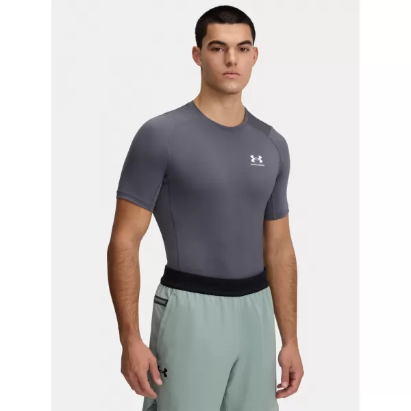  Мъжка тениска UNDER ARMOUR HG ARMOUR COMP SS 1361518-025 СИВО 