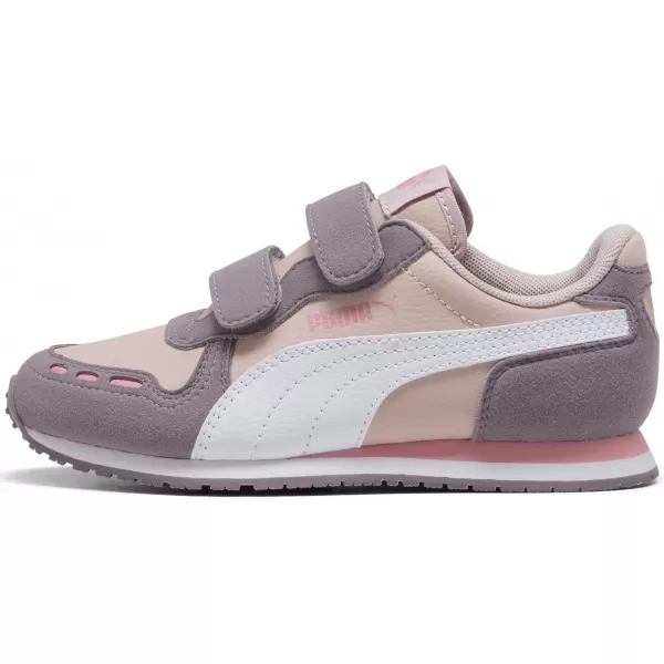  Детски обувки PUMA CABANA RACER SL 20 V PS 383730-22 ЛИЛАВА МЪГЛА/БЯЛО/КОНФИТЮР ОТ СЛИВИ 