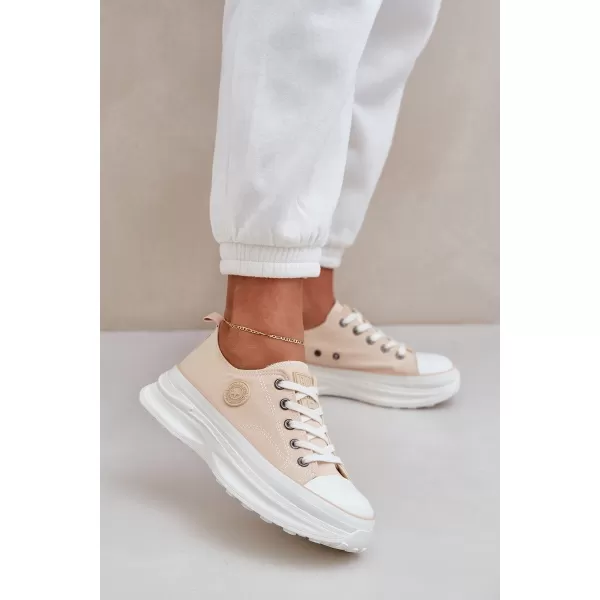 Дамски маратонки BIG STAR NN274127 BEIGE Big Star Shoes 