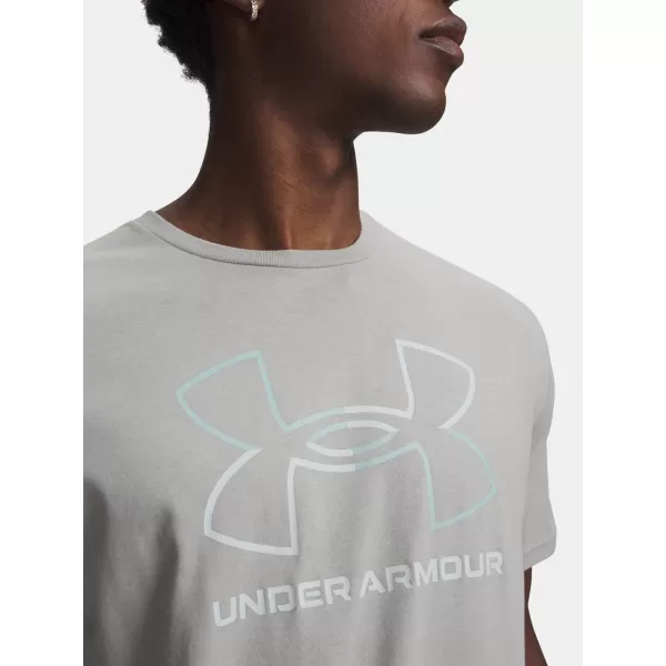  Мъжка тениска UNDER ARMOUR UA GL FOUNDATION UPDATE SS 1382915-069 СИВО 