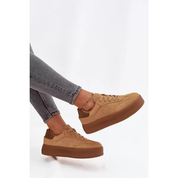  Дамски маратонки BIG STAR SS274762 BROWN/BEIGE Big Star Shoes 