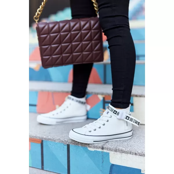  Дамски маратонки BIG STAR GG274027 WHITE Big Star Shoes 