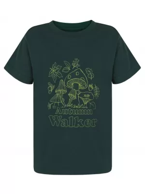 Детска тениска HUSKY TEE MUSHROOM K ТЪМНО ЗЕЛЕНО