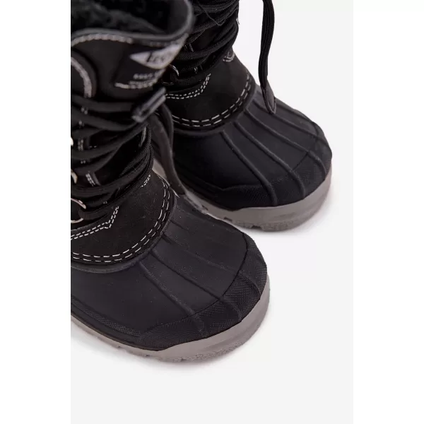  Детски зимни обувки LEE COOPER LCJ-25-44-3943K ЧЕРЕН 