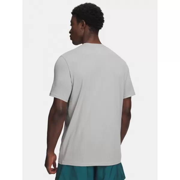  Мъжка тениска UNDER ARMOUR UA GL FOUNDATION UPDATE SS 1382915-069 СИВО 