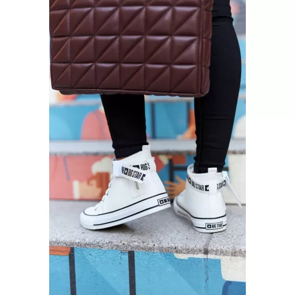  Дамски маратонки BIG STAR GG274027 WHITE Big Star Shoes 