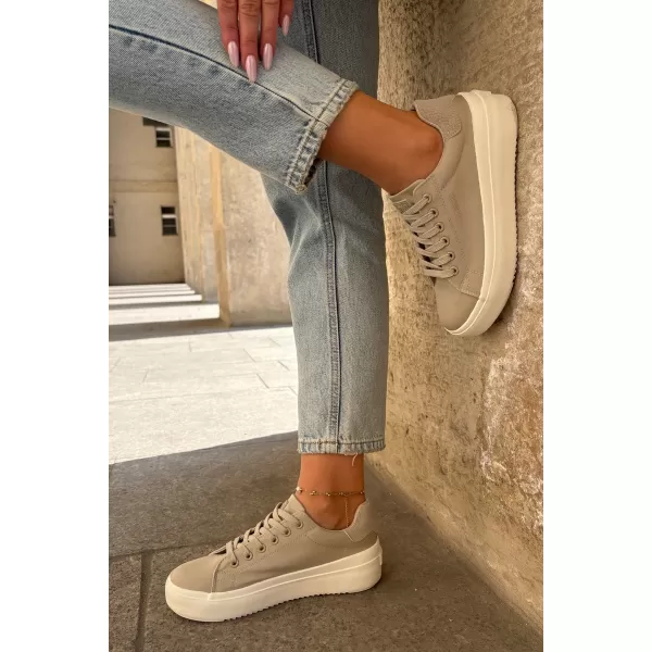  Дамски маратонки BIG STAR RR274465 BEIGE Big Star Shoes 
