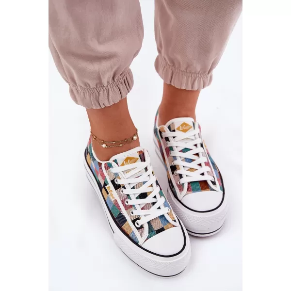  Дамски кецове LEE COOPER LCW-25-31-3441L ЧЕРЕН 