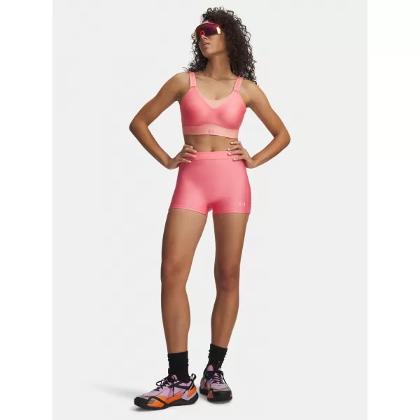  Дамски шорти UNDER ARMOUR HEATGEAR SHORTY 6010725-600 РОЗОВО 