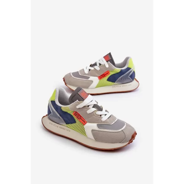  Мъжки маратонки BIG STAR NN174344 GREY Big Star Shoes 