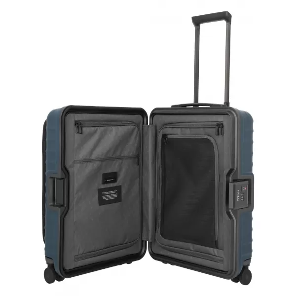  Бордов куфар TITAN Overseas S Front pocket СРЕДНОЩНО СИНЬО 