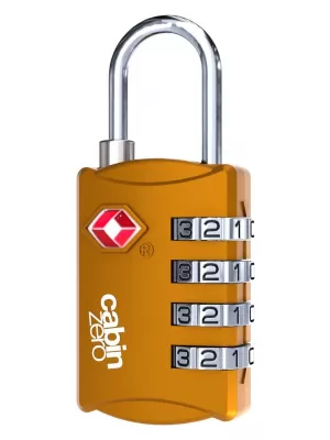 Заключване CABINZERO TSA Travel Lock ПОРТОКАЛОВ ХЛАД