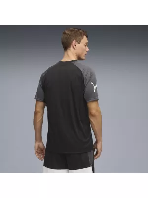 Мъжка функционална тениска PUMA INDIVIDUALLIGA GRAPH JERSEY 660578_03 ПУМА ЧЕРНА/ПУМА БЯЛА