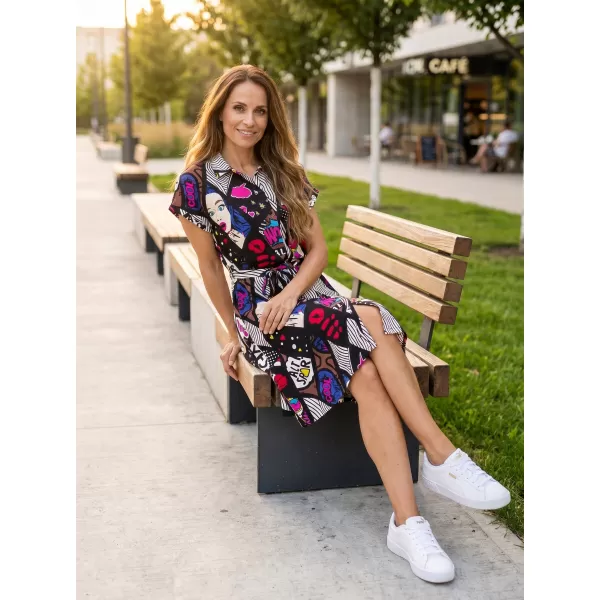  Рокля ALTISPORT HANNYA ЧЕРНО/БЯЛО 