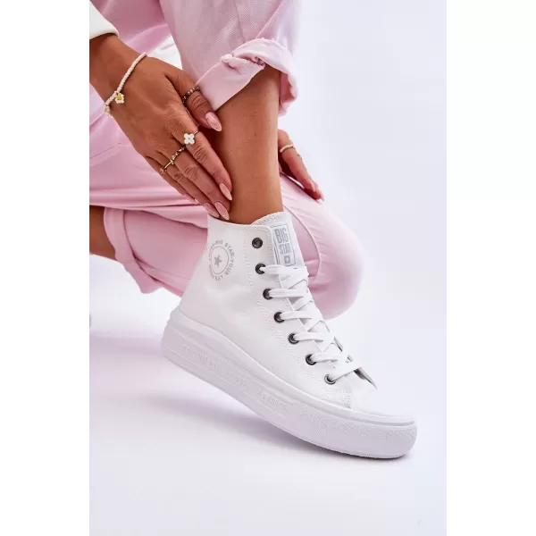  Дамски маратонки BIG STAR LL274A183 WHITE Big Star Shoes 