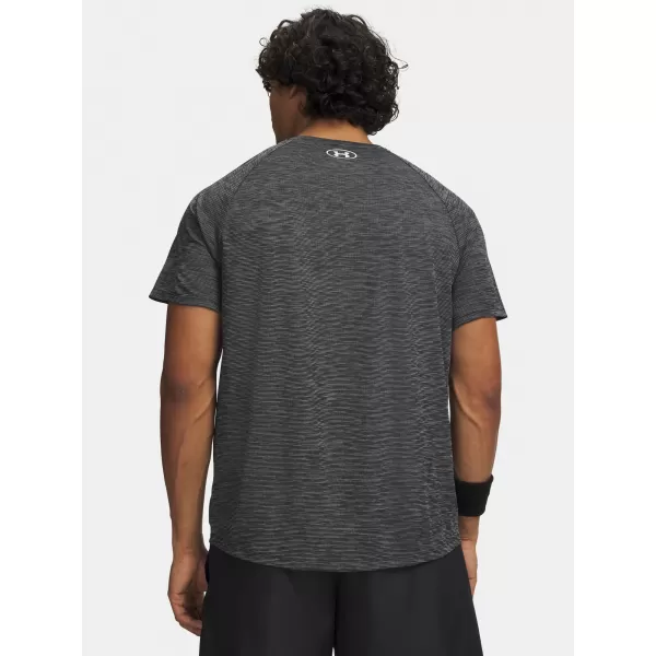  Мъжка тениска UNDER ARMOUR TECH TEXTURED SS 1382796-001 ЧЕРЕН 