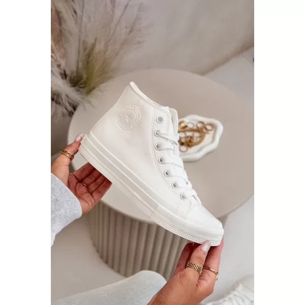  Дамски маратонки BIG STAR OO274932 WHITE Big Star Shoes 