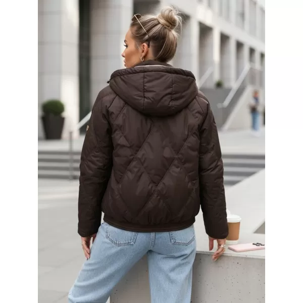  Дамско яке DSTREET TY5671 КАФЯВО 