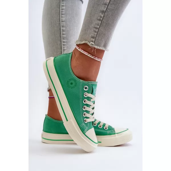  Дамски маратонки BIG STAR NN274240 GREEN Big Star Shoes 