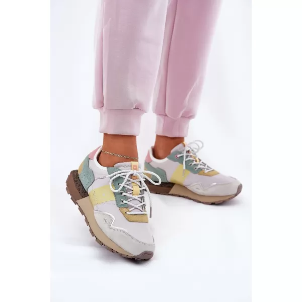  Дамски обувки BIG STAR RR274244 YELLOW/GREY Big Star Shoes 