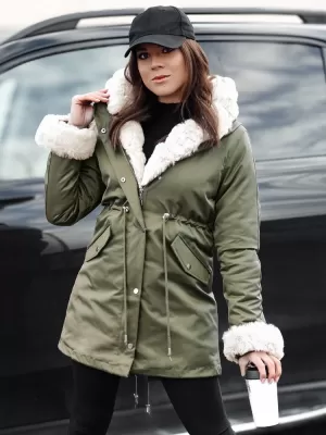 Дамско яке DSTREET TY4782 ЗЕЛЕНО