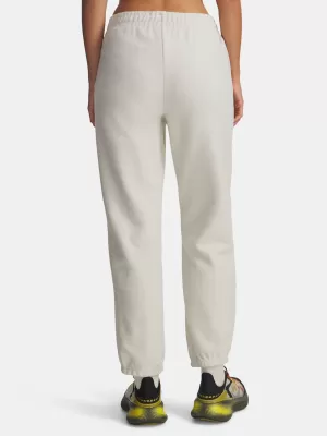 Дамски спортен панталон UNDER ARMOUR ICON TERRY VARSITY JOGGER 6004858-110 БЯЛО