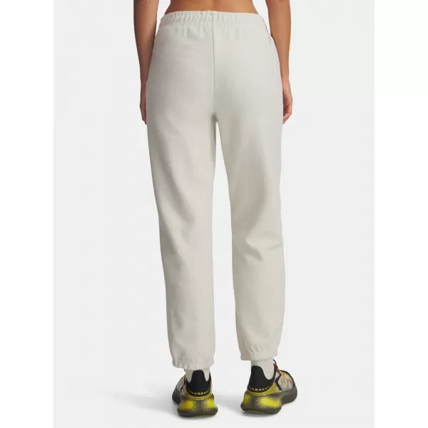  Дамски спортен панталон UNDER ARMOUR ICON TERRY VARSITY JOGGER 6004858-110 БЯЛО 