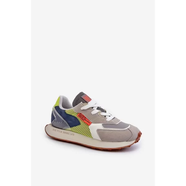  Мъжки маратонки BIG STAR NN174344 GREY Big Star Shoes 