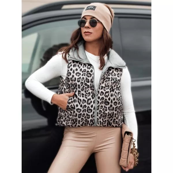  Дамски елек DSTREET TY5497 СРЕБРО 