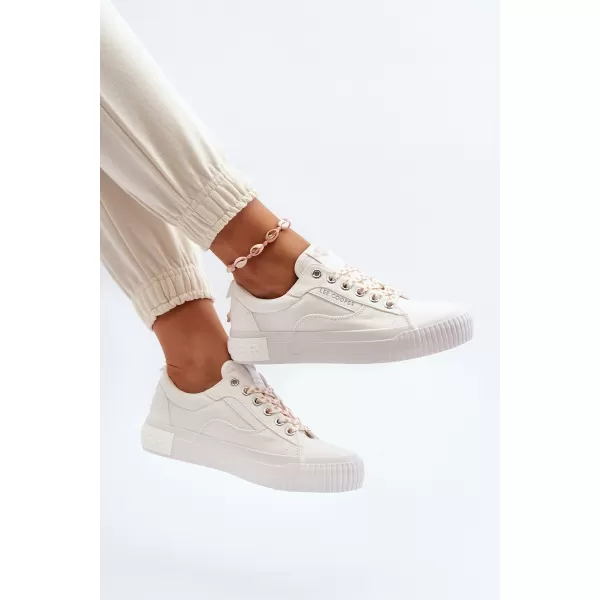  Дамски кецове LEE COOPER LCW-24-31-2170 БЯЛО 