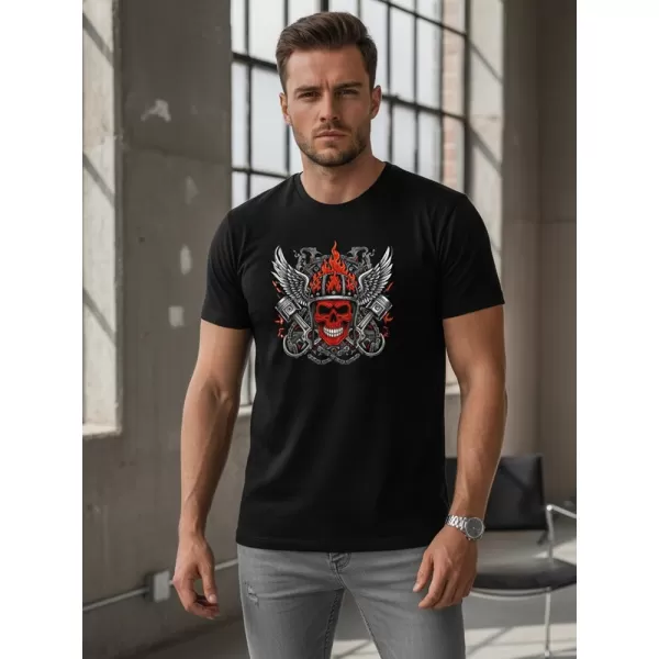  Мъжка тениска DSTREET NX058R ЧЕРЕН 