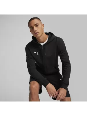 Мъжки суичър PUMA TEAMGOAL CASUALS HOODED JACK 658595_03 ПУМА ЧЕРНА/ПУМА БЯЛА