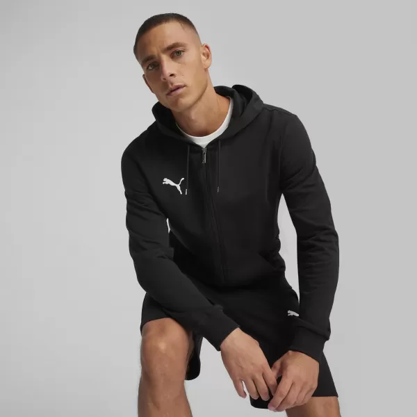  Мъжки суичър PUMA TEAMGOAL CASUALS HOODED JACK 658595_03 ПУМА ЧЕРНА/ПУМА БЯЛА 