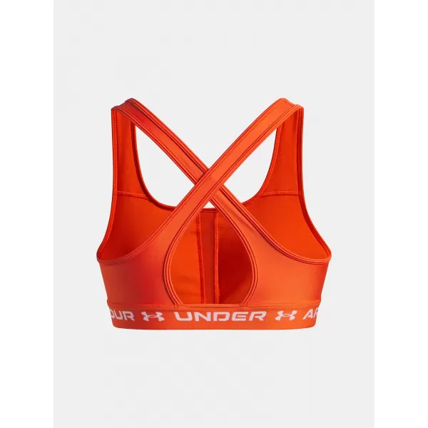  Дамски сутиен UNDER ARMOUR CROSSBACK MID BRA 1361034-844 ОРАНЖЕВО 