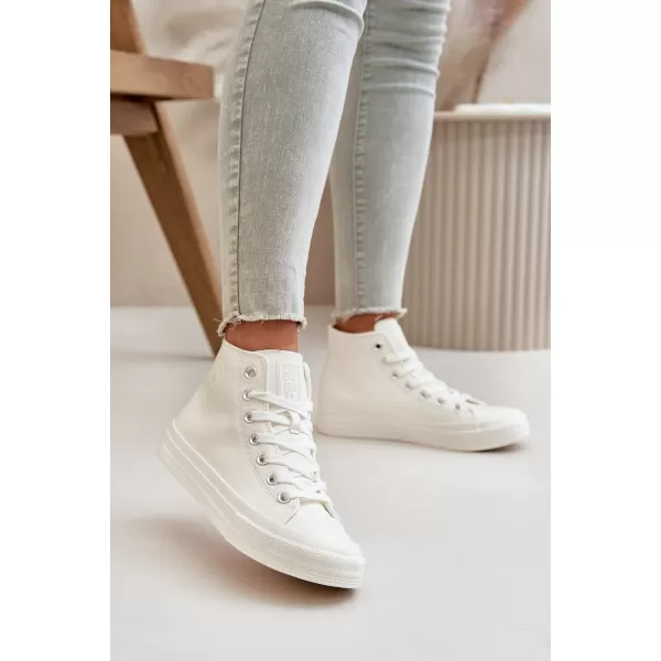  Дамски маратонки BIG STAR OO274932 WHITE Big Star Shoes 