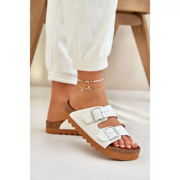  Дамски чехли BIG STAR LL274480 WHITE Big Star Shoes 