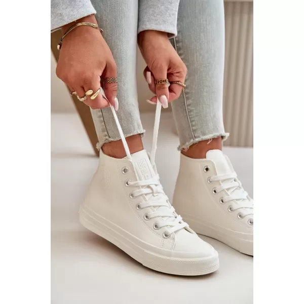  Дамски маратонки BIG STAR OO274932 WHITE Big Star Shoes 