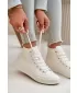 Дамски маратонки BIG STAR OO274932 WHITE Big Star Shoes