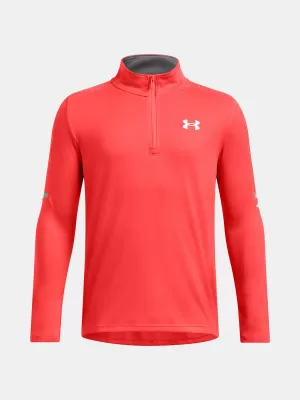 Момчешка тениска UNDER ARMOUR TECH UTILITY 1/4 ZIP 1390029-847 ОРАНЖЕВО