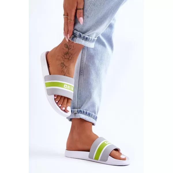  Дамски чехли BIG STAR JJ274647 GREY Big Star Shoes 