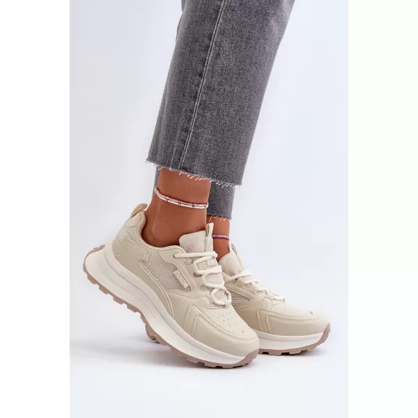  Дамски маратонки BIG STAR NN274A105 BEIGE Big Star Shoes 